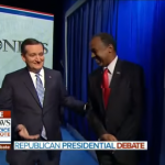 2016 Trump and Carson wait together